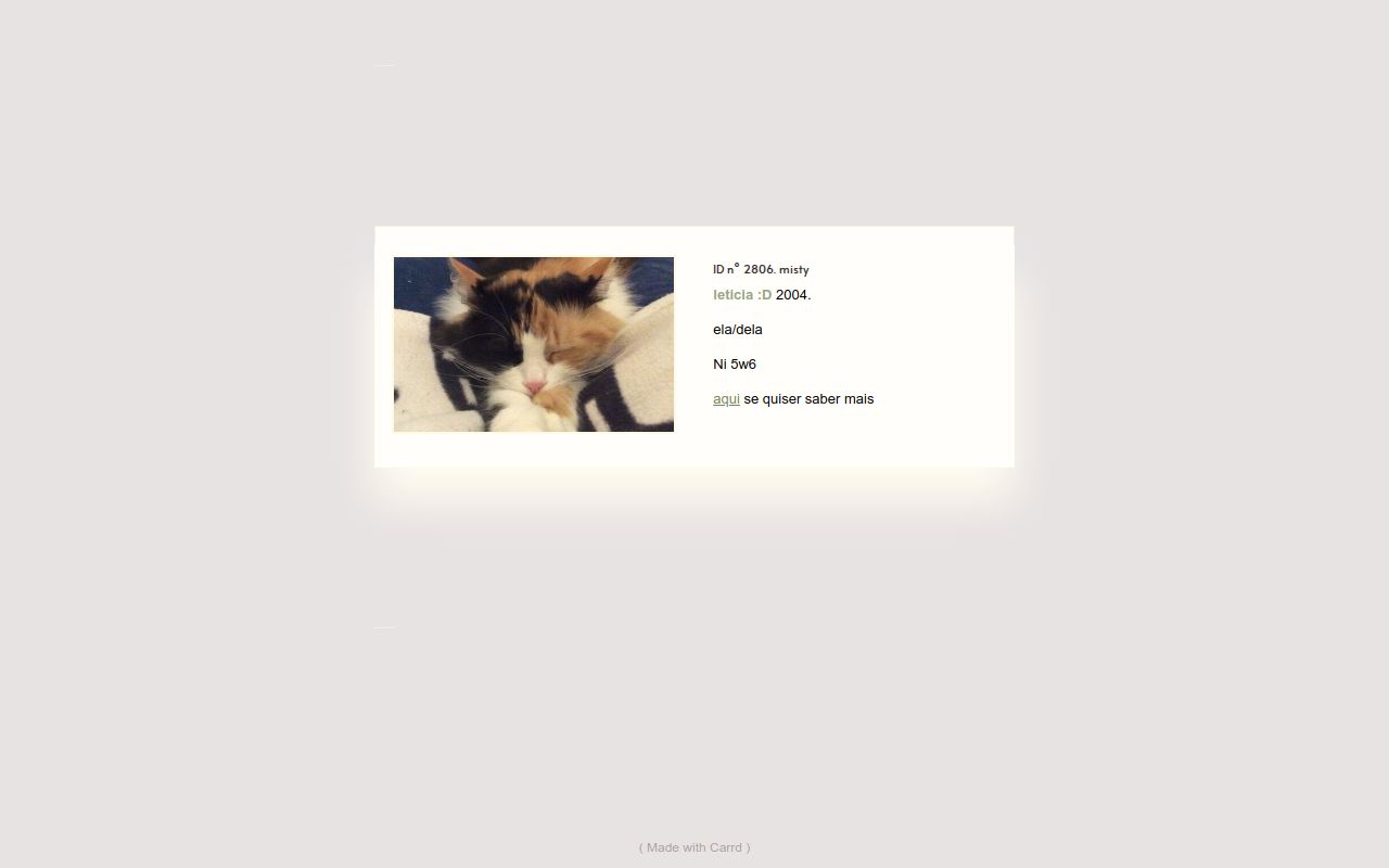 Carrd profile picture for @turnover